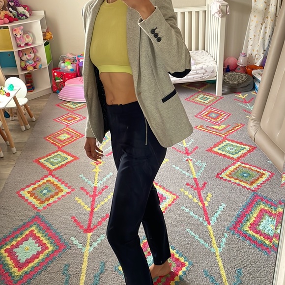 Zara Blazer Grey with Dark Blue Details - Picture 3 of 10